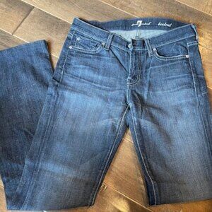 7 for all Mankind Bootcut Dark Wash Sz 27